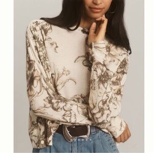 Anthropologie x Pilcro Alani Cashmere Mock-Neck Sweater Size Small NWT